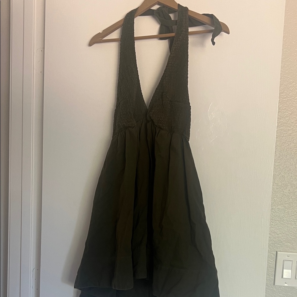 BDG Dark Green Mini Dress